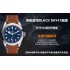 Black Bay 41 LF 1:1 Best Edition Blue Dial on Brown Leather Strap A2824
