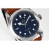 Black Bay 41 LF 1:1 Best Edition Blue Dial on Brown Leather Strap A2824