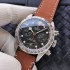 Black Bay Chrono SS TWF 1:1 Best Edition Black Dial on Tan Brown Calf Leather Strap A7750