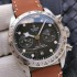 Black Bay Chrono SS TWF 1:1 Best Edition Black Dial on Tan Brown Calf Leather Strap A7750