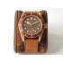 Heritage Black Bay Bronze Small safflower ZF 1:1 Best Edition on Brown Leather Strap A2824