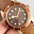 Heritage Black Bay Bronze XF 1:1 Best Edition on Brown Leather Strap A2824 V4 (Free Nato Strap)