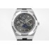 Overseas Perpetual 8F Calendar Best Edition Gray Dial on SS Black strap (rubber/leather)  A1120