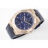 Overseas Perpetual 8F Calendar Best Edition Blue Dial on RG Blue strap (rubber/leather) A1120