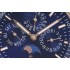 Overseas Perpetual 8F Calendar Best Edition Blue Dial on RG Blue strap (rubber/leather) A1120