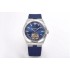 Traditionnelle BBR Tourbillon SS Best Edition Blue Dial on SS Blue Rubber strap