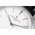 Patrimony Date AIF 85180 1:1 Best Edition White Dial on Black Leather Strap A2450