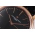 Patrimony Date AIF 85180 1:1 Best Edition RG Black Dial on Black Leather Strap A2450