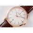 Patrimony Date AIF 85180 1:1 Best Edition RG White Dial on Brown Leather Strap A2450