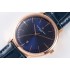 Patrimony Date AIF 85180 1:1 Best Edition RG Blue Dial on Blue Leather Strap A2450
